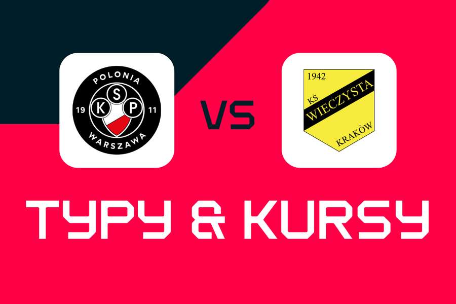 Polonia Warszawa - Wieczysta Kraków: Typy bukmacherskie, najlepsze kursy i zakłady (1. Liga)