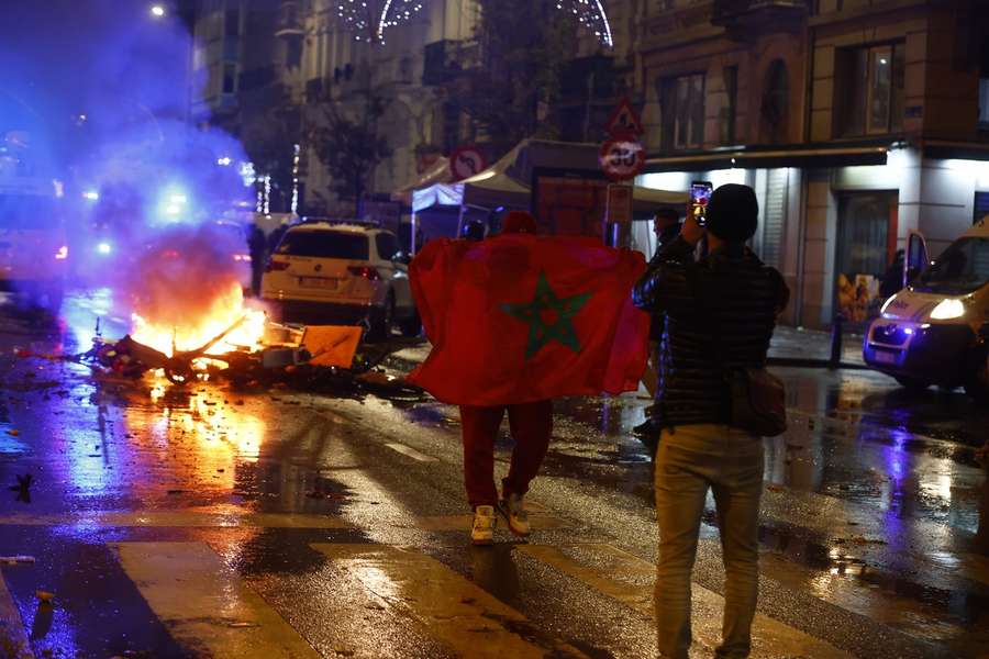 In Belgio e Olanda scattano disordini dopo la vittoria del Marocco