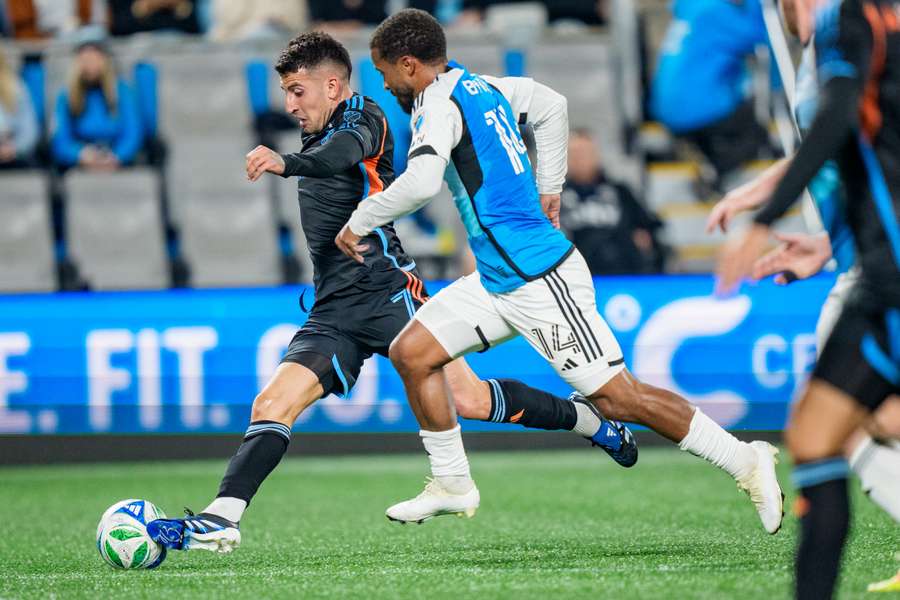 Nicolas Fernandez (left) dribbles the ball during 2025 MLS Cup playoffs Nicolas Fernandez (left) dribbles the ball during 2025 MLS Cup playoffs