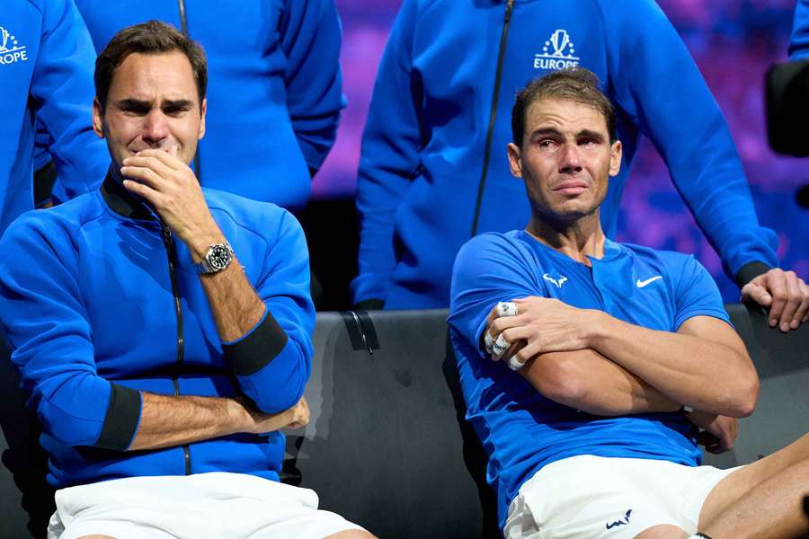 Federer was alongside Nadal at the Laver Cup when the Swiss maestro retired