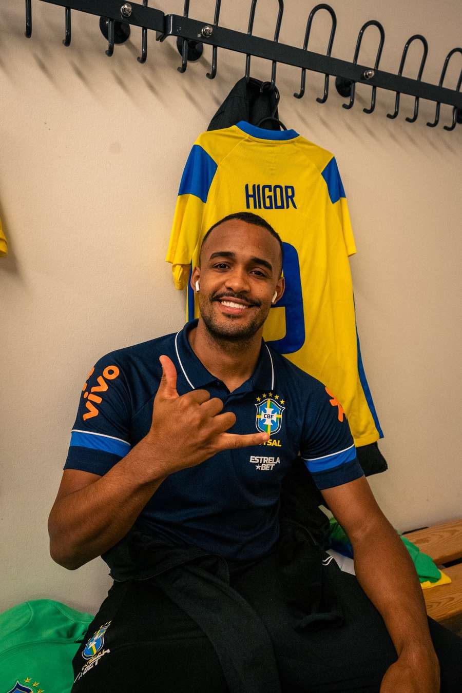 Higor orgulhoso pelo regresso à seleção brasileira