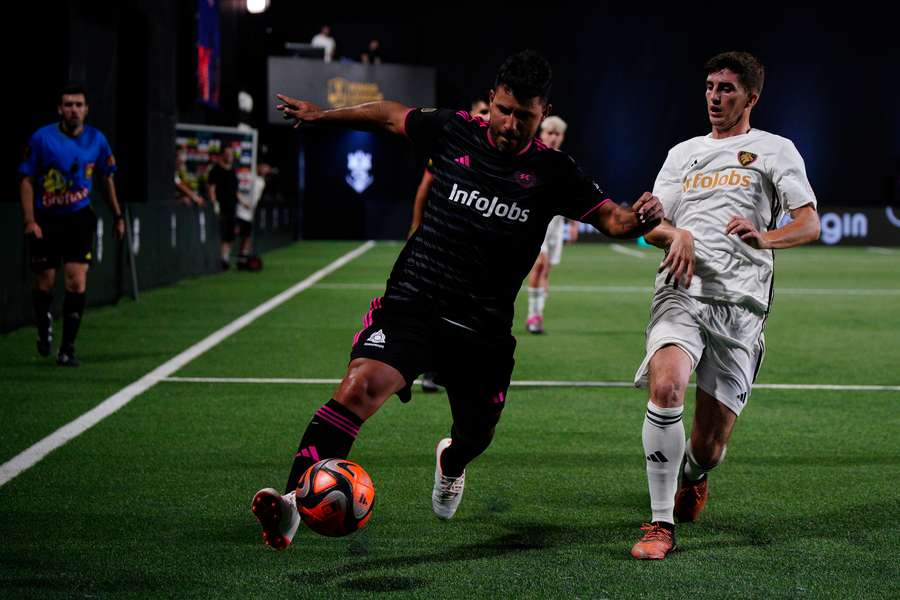 Kun Agüero voltou a marcar na Kings League