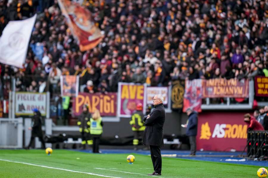 Claudio Ranieri, entrenador de la Roma