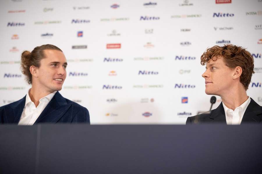 Alexander Zverev (l.) und Jannik Sinner (r.) Alexander Zverev (l.) und Jannik Sinner (r.)