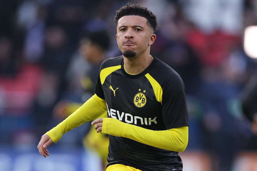Jadon Sancho regresó cedido al Borussia Dortmund en enero