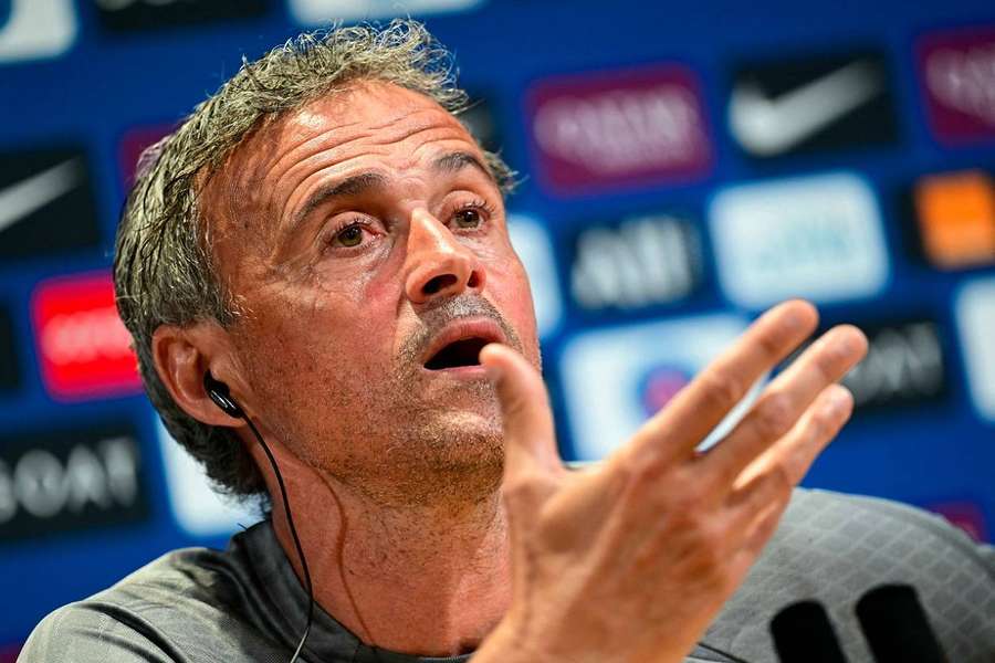 Luis Enrique la semaine dernière.