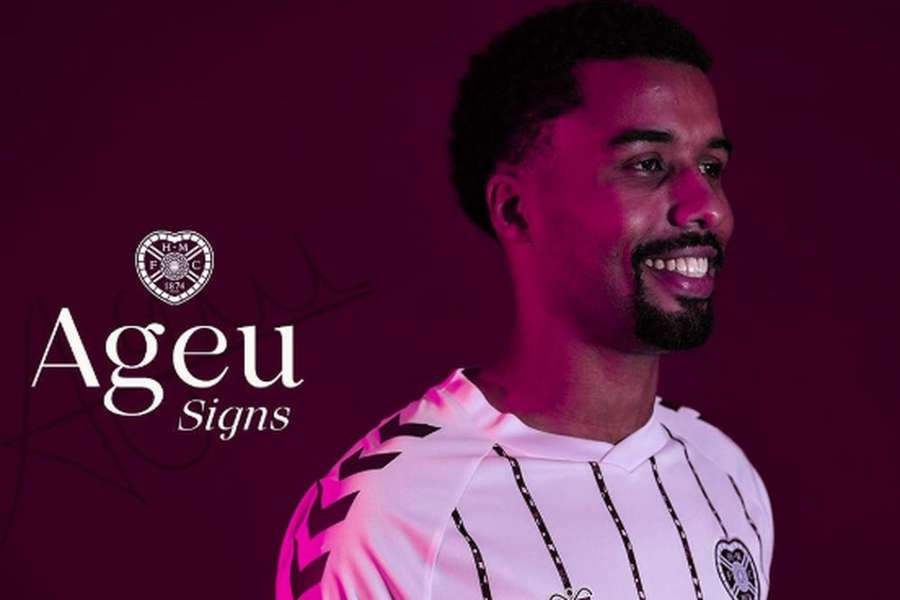Eduardo Ageu oficializado pelo Hearts