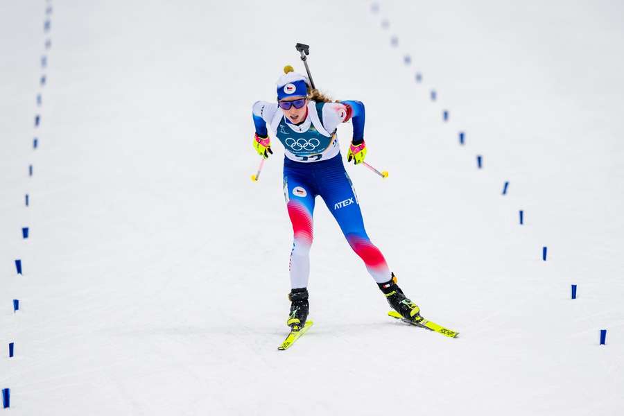 Davidová dojela ve sprintu na 81. místě.