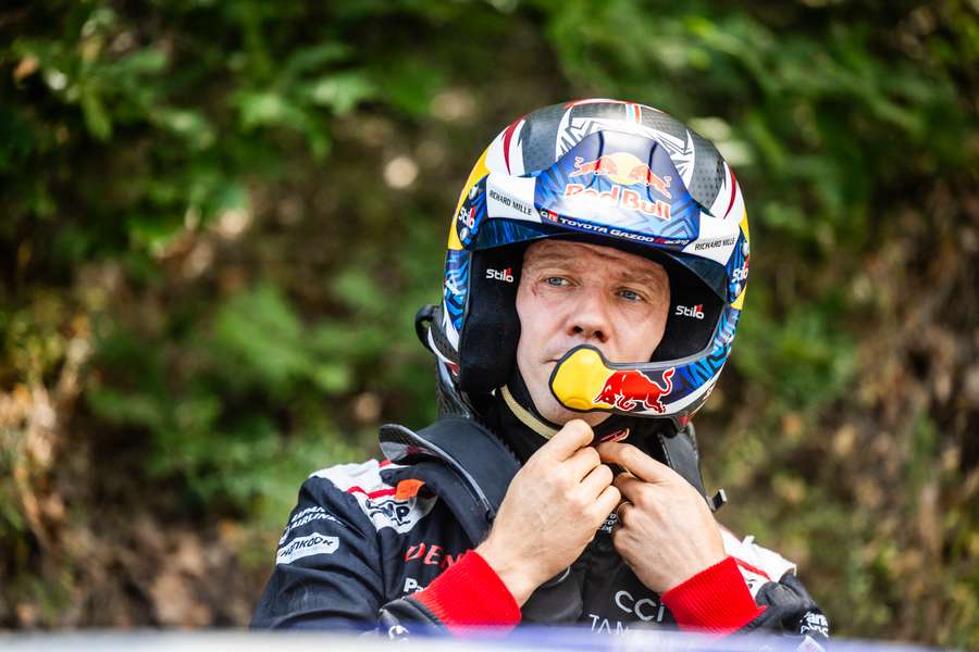 Sébastien Ogier en Grèce le week-end dernier.