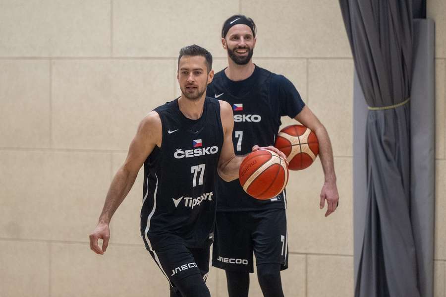 Kyzlink na tréninku s Vojtěchem Hrubanem.