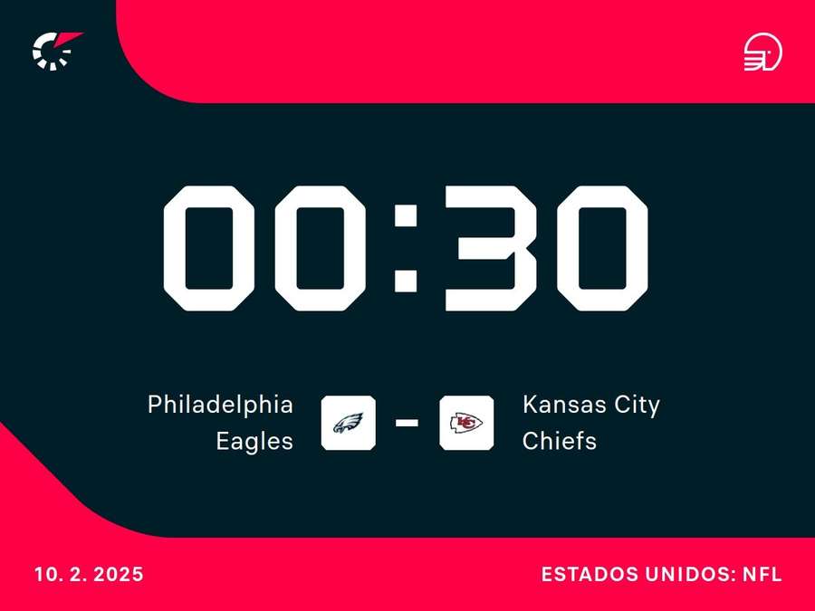 La Super Bowl LIX arrancará a las 00.30 horas