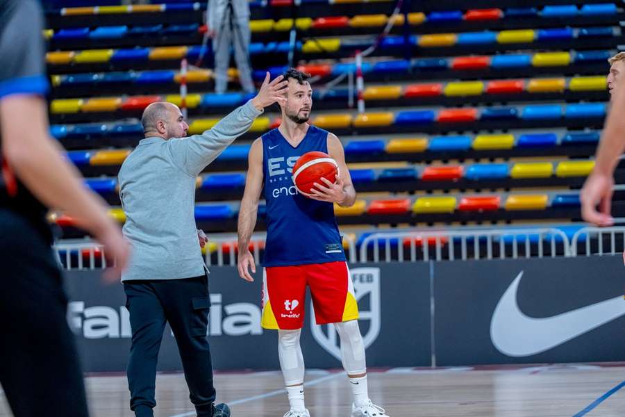 Lluís Costa, junto a Chus Mateo