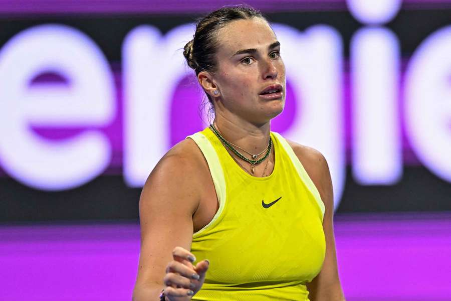 Sabalenka în Doha.