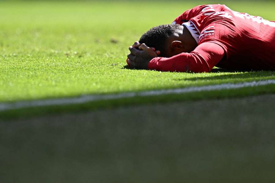 Rashford lors du match face à Everton.