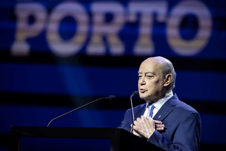 Pinto da Costa no lançamento da sua recandidatura, no Coliseu do Porto