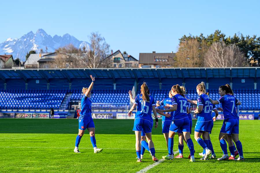 Gólová radosť Sloveniek.