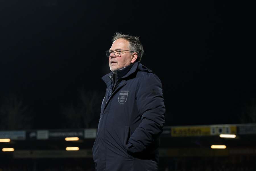 Henk de Jong tijdens Cambuur-VVV