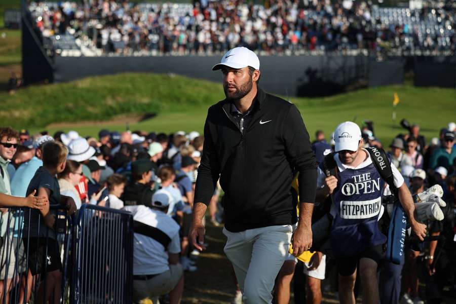 Scheffler is nearing his first Open title and his fourth major overall