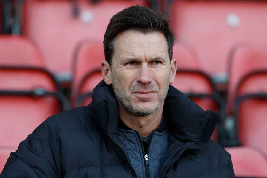 Gareth Taylor on the touchline