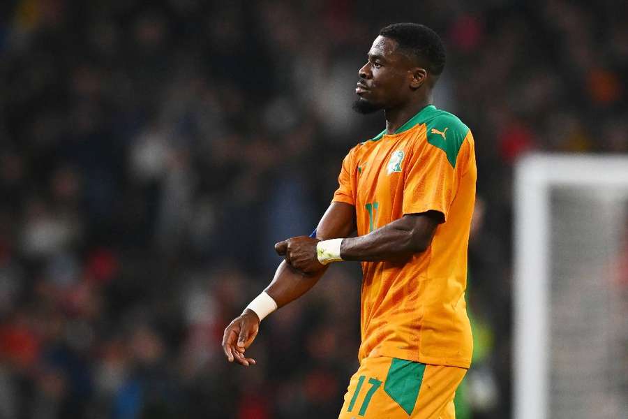 Serge Aurier previously played in the Premier League for Tottenham