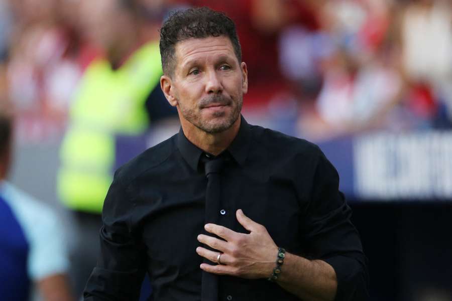 Simeone wasn't keen to talk about Ronaldo during his press conference