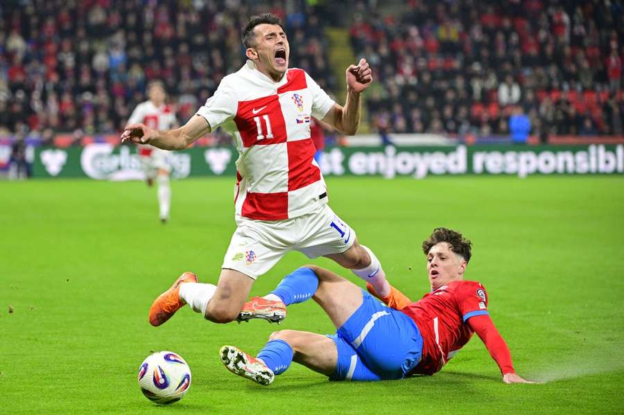 Ladislav Krejčí si v utkání s Chorvatskem vedl na výbornou.