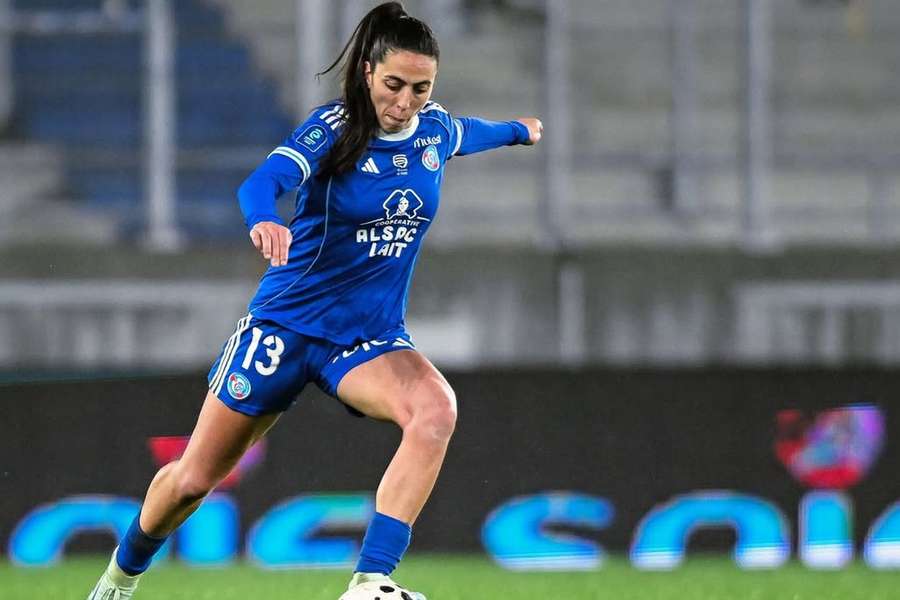 Fátima Pinto en action avec Strasbourg