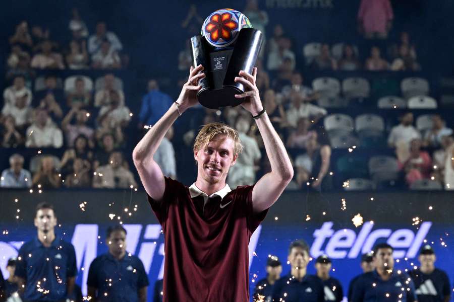 Denis Shapovalov após a conquista do título