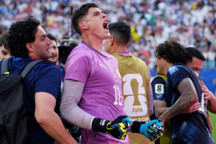 Orlando Gill made two penalty saves against Germany