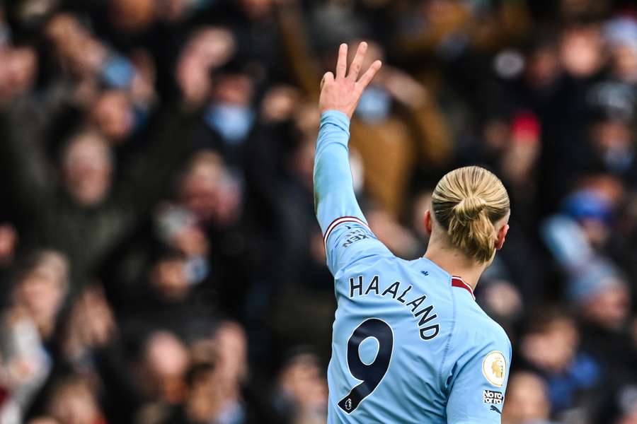 Haaland slog til igen med hat-trick for Manchester City