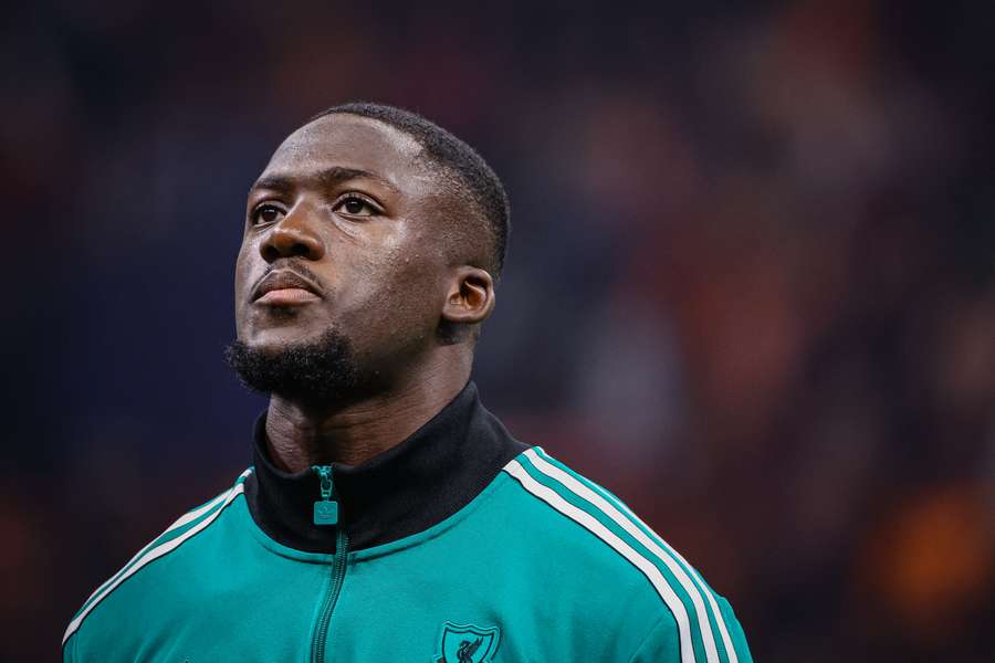 Ibrahima Konaté avec Liverpool cette saison.