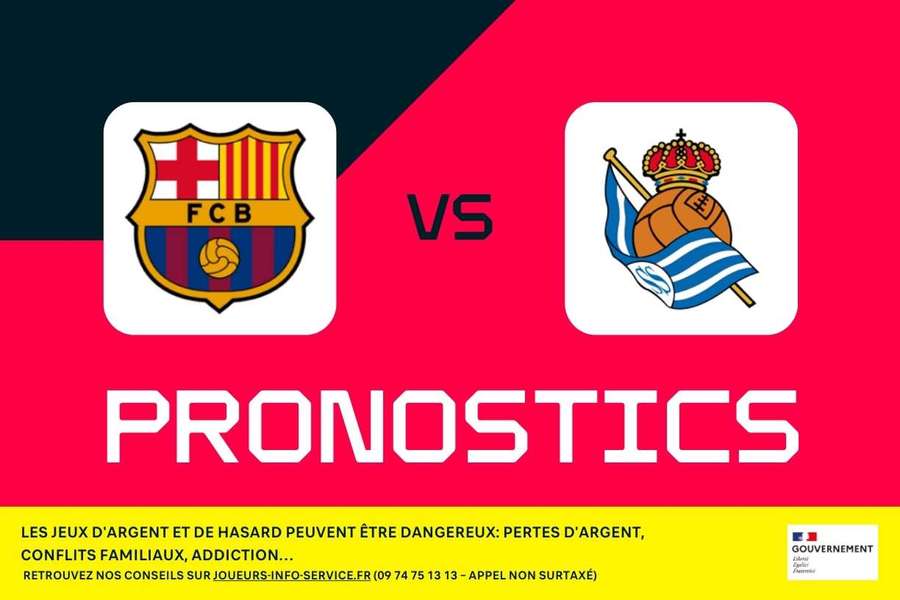 Barcelone-Real Sociedad : pronostics, meilleurs paris et cotes (Liga)
