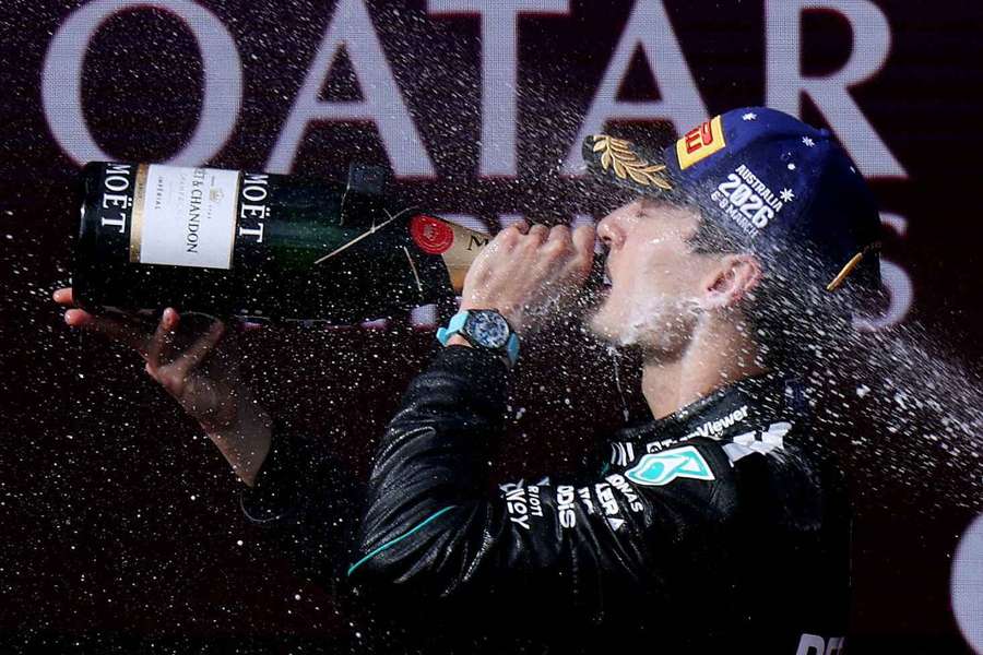 Russell beim verdienten Jubel