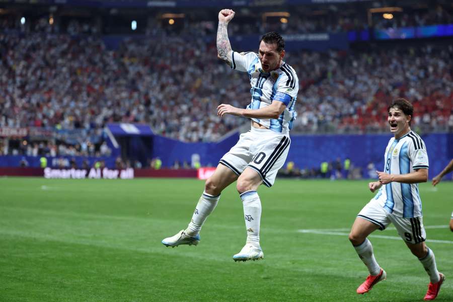 Lionel Messi has scored in a record nine World Cup games in a row