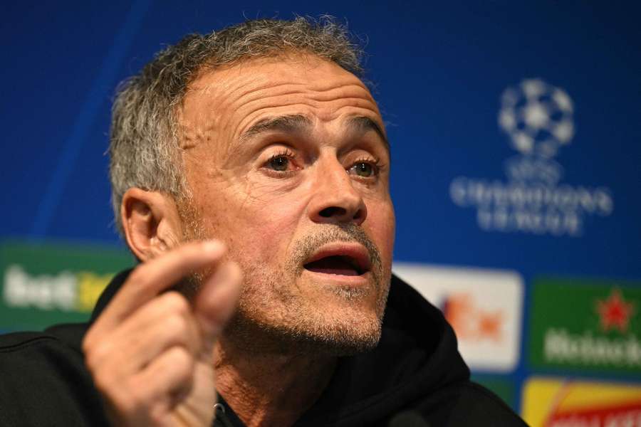 Luis Enrique gave his controversial opinion during a pre-match press conference in Manchester
