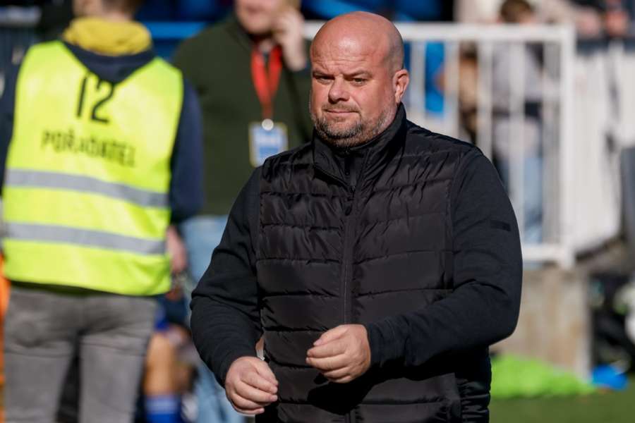 Opavský kouč Roman Nádvorník. Opavský kouč Roman Nádvorník.