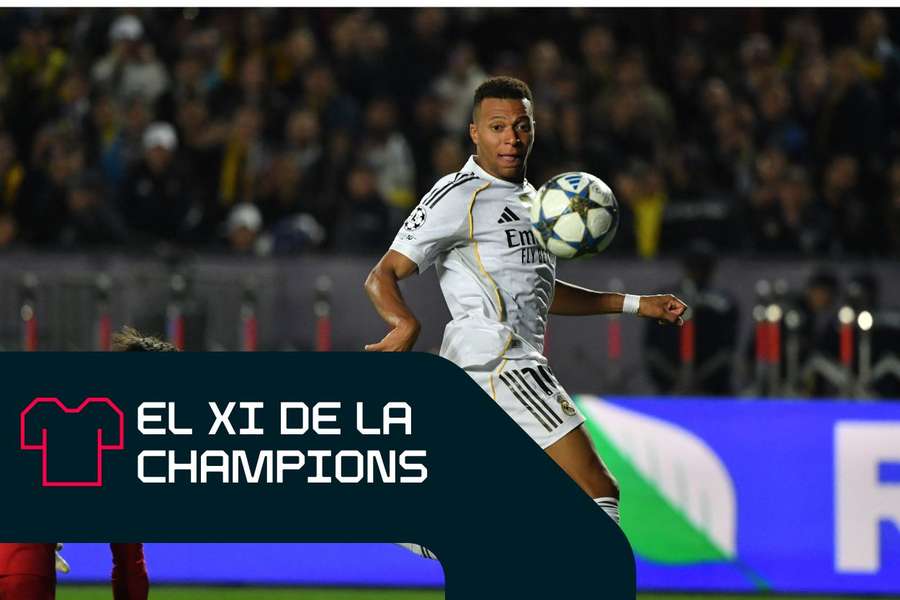 Mbappé firmó un hat-trick ante el Kairat Almaty