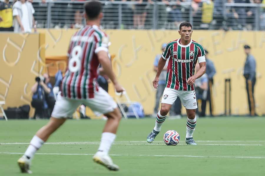 A zaga do Fluminense fez uma grande partida A zaga do Fluminense fez uma grande partida