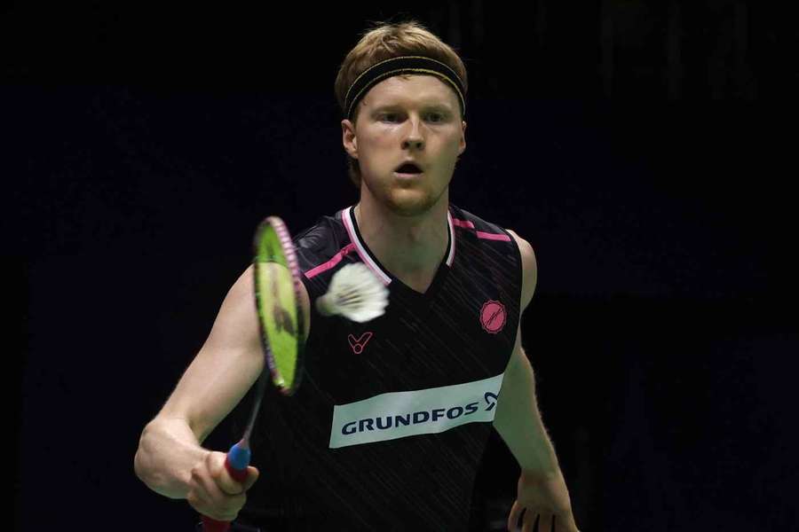 Anders Antonsen is through to the semi-final at the China Masters