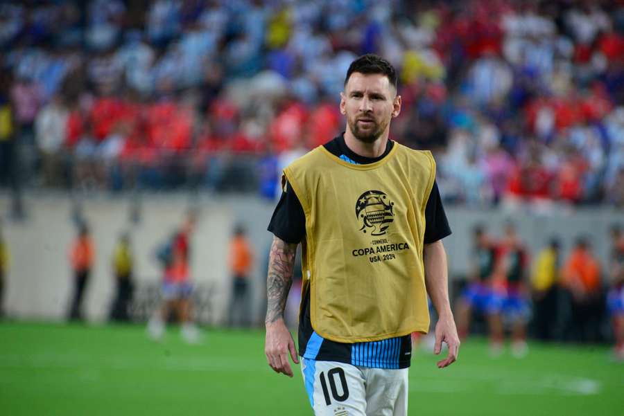 Messi foi poupado na última rodada da fase de grupos