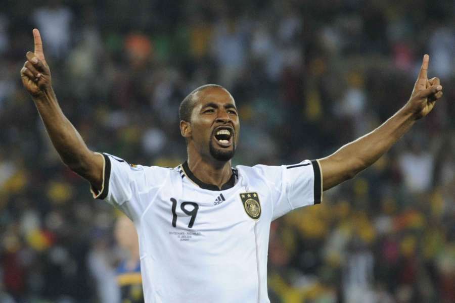 Cacau scored one of Germany's goals in the 2010 World Cup