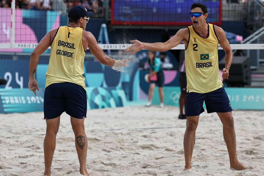 O Brasil perdeu uma chance de medalha no vôlei de praia