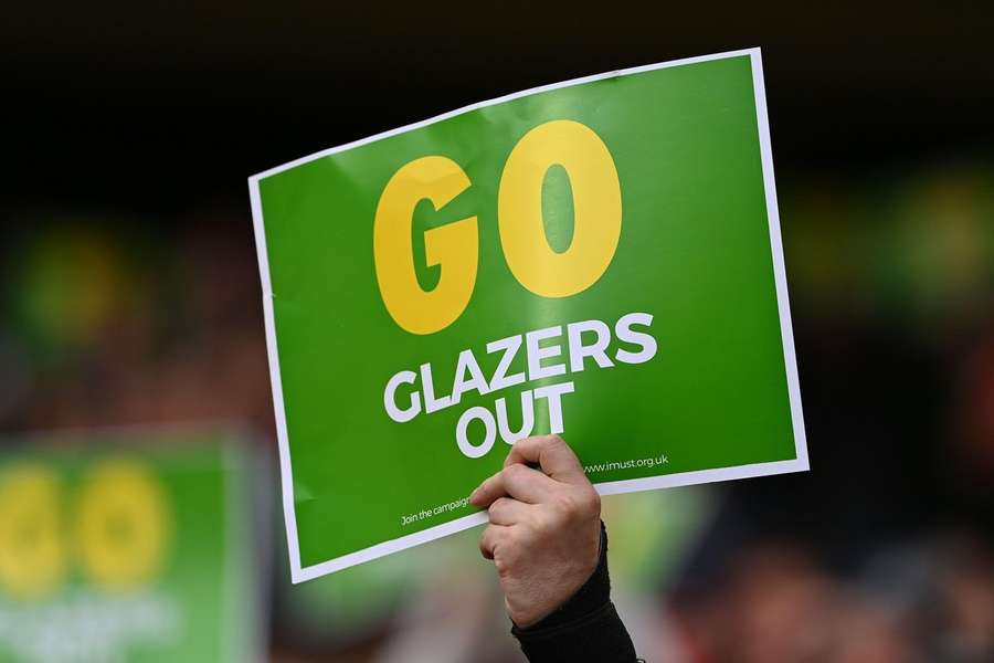 Suporterii au cerut în mod constant plecarea familiei Glazer de pe Old Trafford