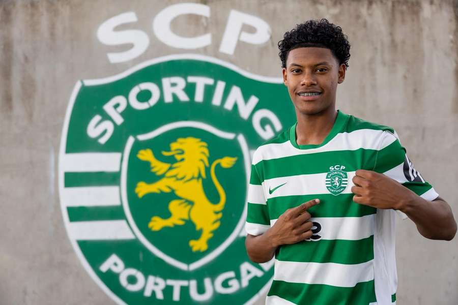 Vítor Conceição, extremo de 17 anos do Sporting Vítor Conceição, extremo de 17 anos do Sporting