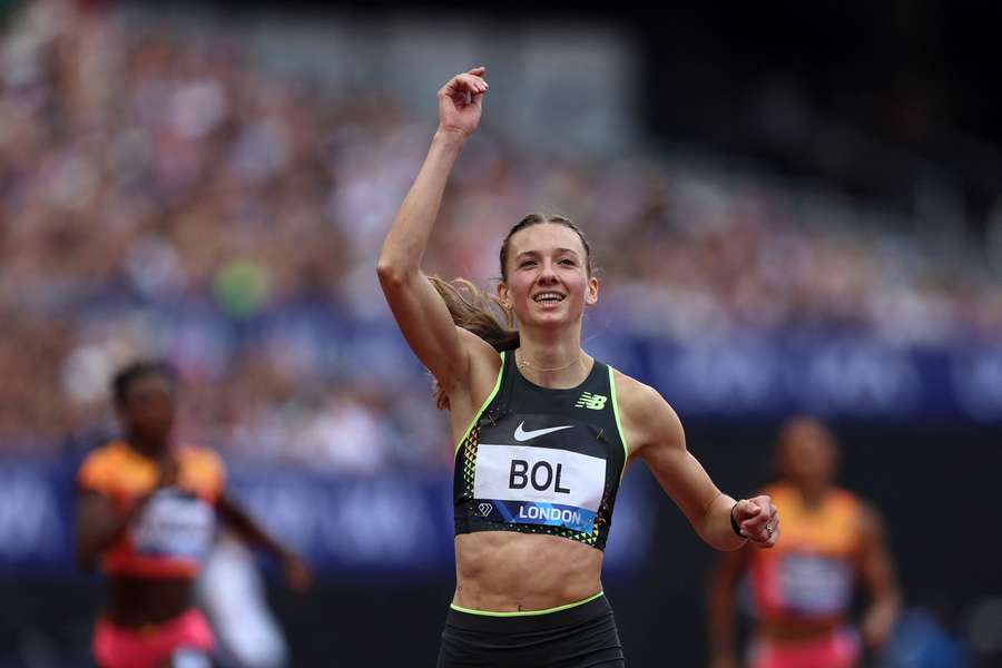 Bol clocked 51.30 seconds to beat by 0.15sec the previous best she'd set at the London Stadium last year