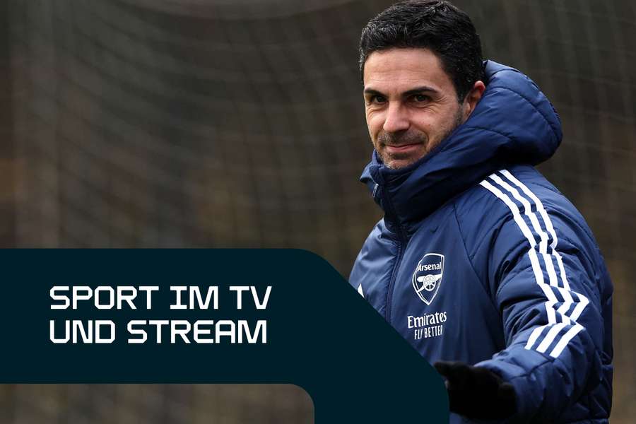 Sport live am Samstag: Mikel Arteta und der FC Arsenal sind in diesem Jahr auf der Mission Titelgewinn in der Premier League.