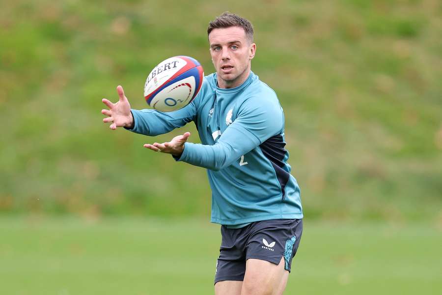 George Ford à l'entraînement le 3 novembre.