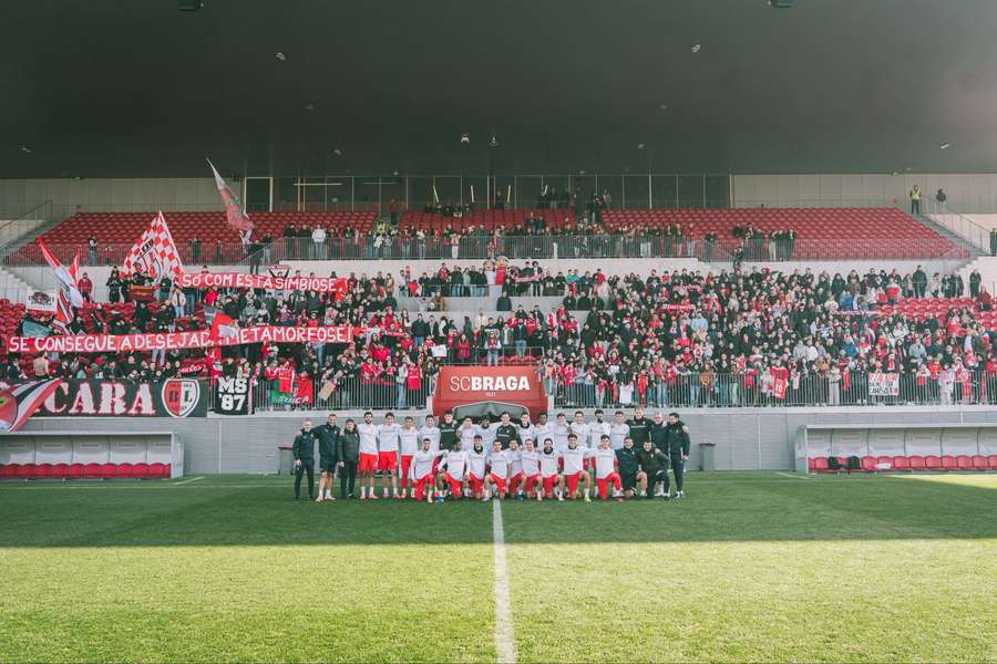 SC Braga abriu treino aos adeptos