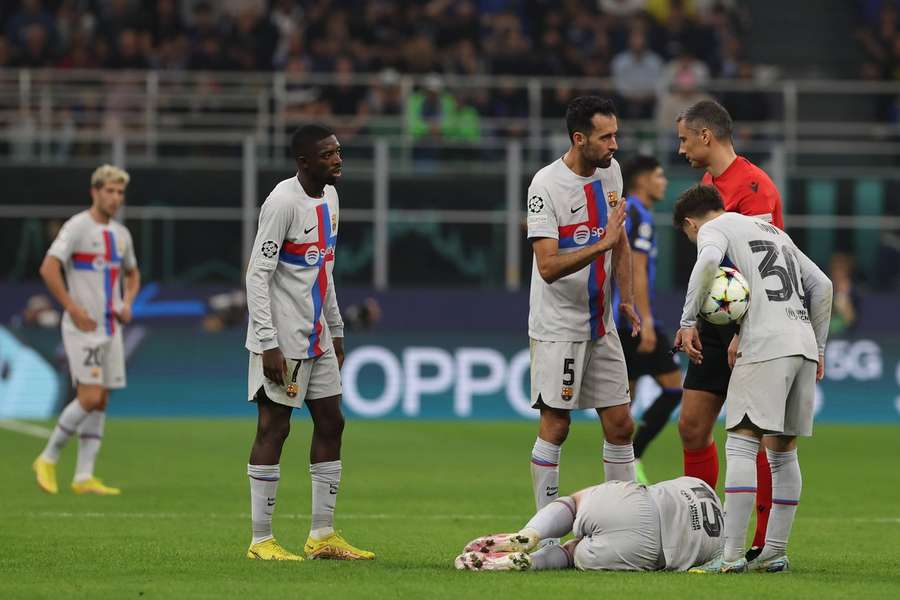 Prejuízo em Milão: Barça perdeu o jogo e Andreas Christensen por contusão