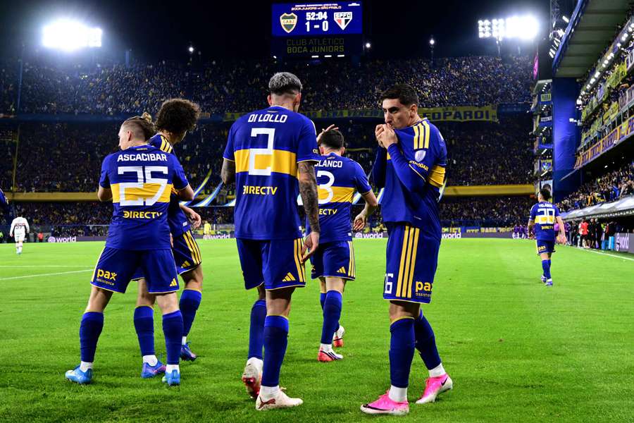 Boca ya manda sobre el Sao Paulo Boca ya manda sobre el Sao Paulo